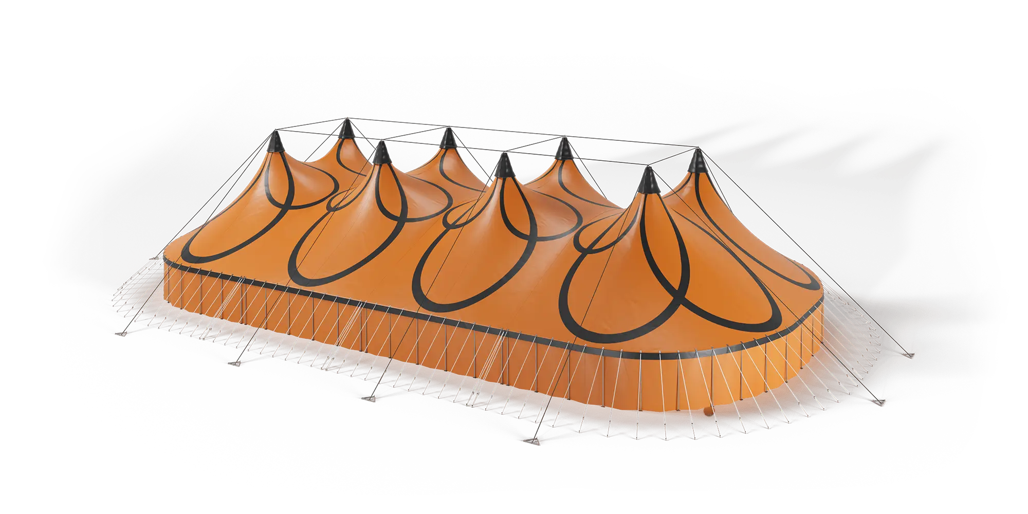 TopTents-BigTop-36m-Montana-Orange-Black
