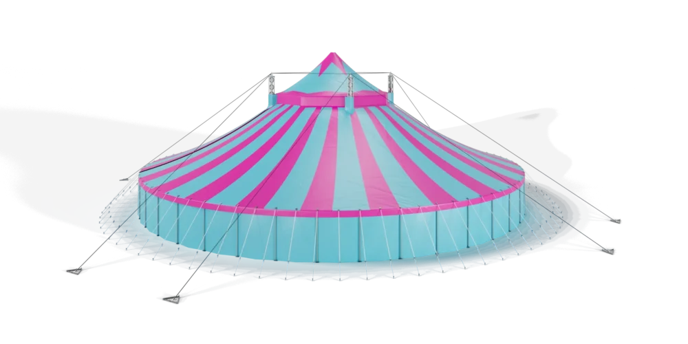 TopTents - Circus - 42m Pink Blue